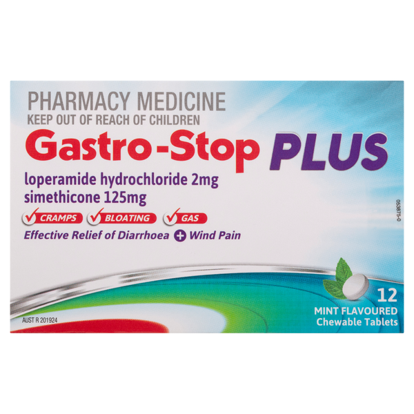 Gastro-Stop Plus Chewable 12 Tablets