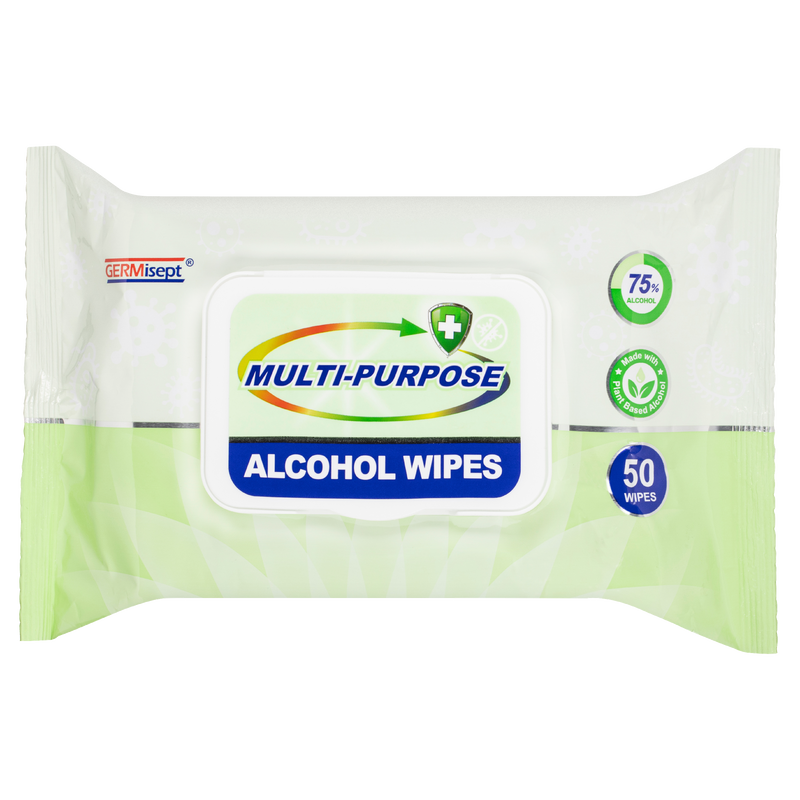 GermiSept Multi-Purpose Alcohol Wipes 50