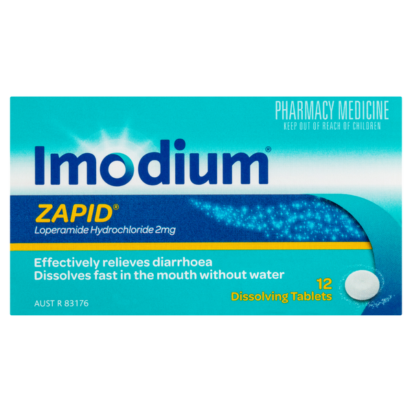 Imodium Zapid 12 Dissolving Tablets