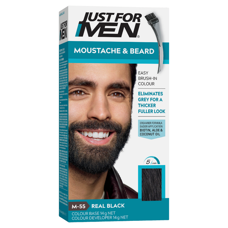 Just For Men Moustache & Beard M55 Real Black