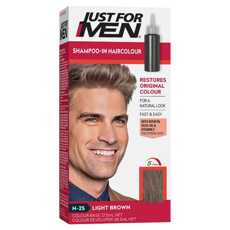 Just For Men Shampoo-In Haircolour H-25 Light Brown