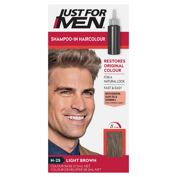 Just For Men Shampoo-In Haircolour H-25 Light Brown
