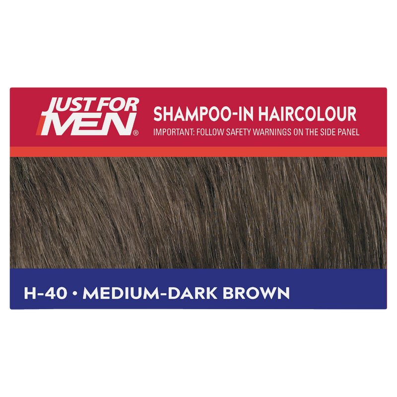 Just For Men Shampoo-In Haircolour H-40 Medium-Dark Brown