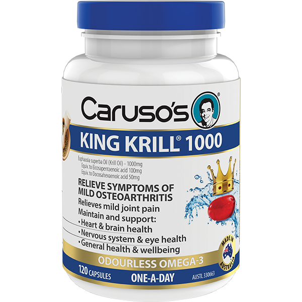 Caruso's King Krill 1000mg 120  Capsules