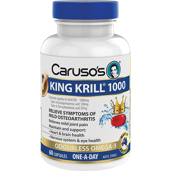 Caruso's King Krill 1000mg 60  Capsules
