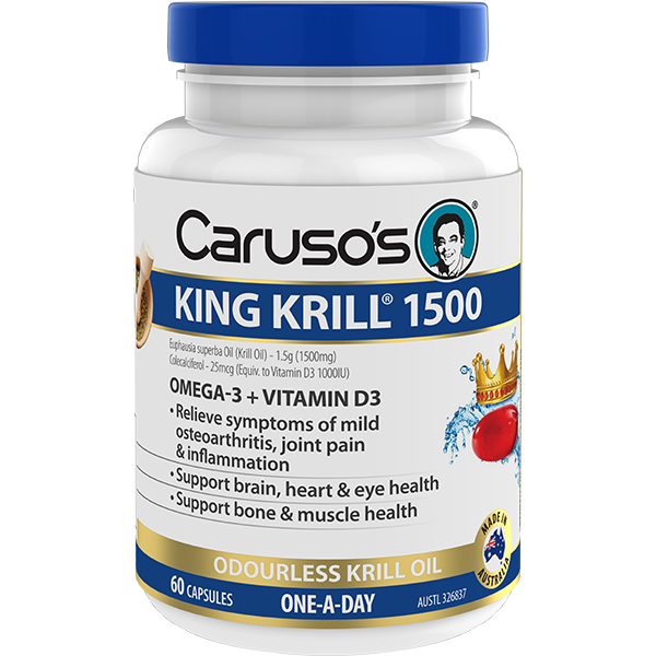 Caruso's King Krill 1500mg 60 Capsules