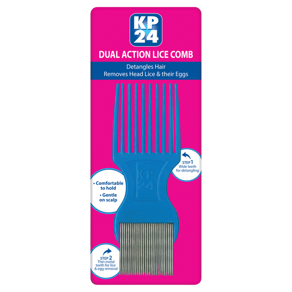KP24 Dual Action Metal Lice Comb