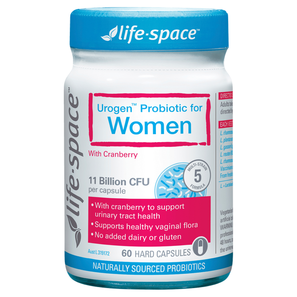 Life Space Urogen Probiotic for Women 60 Capsules
