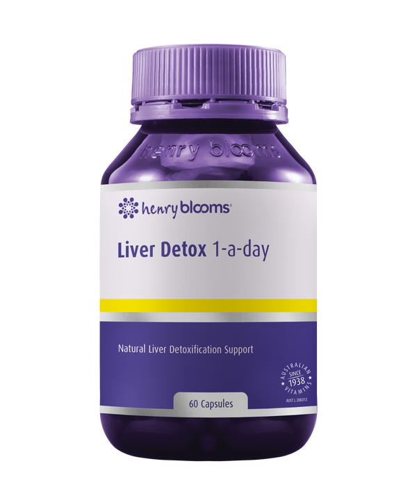 Henry Blooms Liver Detox 1-A-Day 60 Capsules