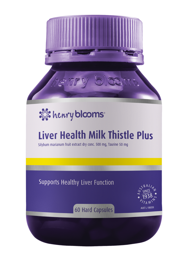 Henry Blooms Liver Health Milk Thistle Plus 60 Capsules