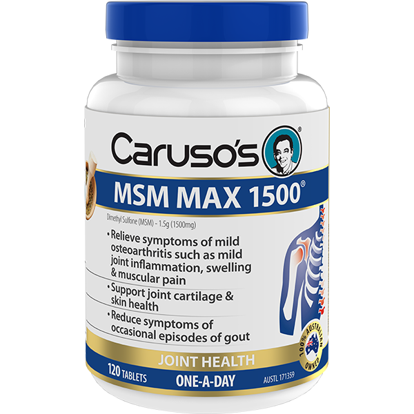 Caruso's MSM MAX 1500 120 Tablets