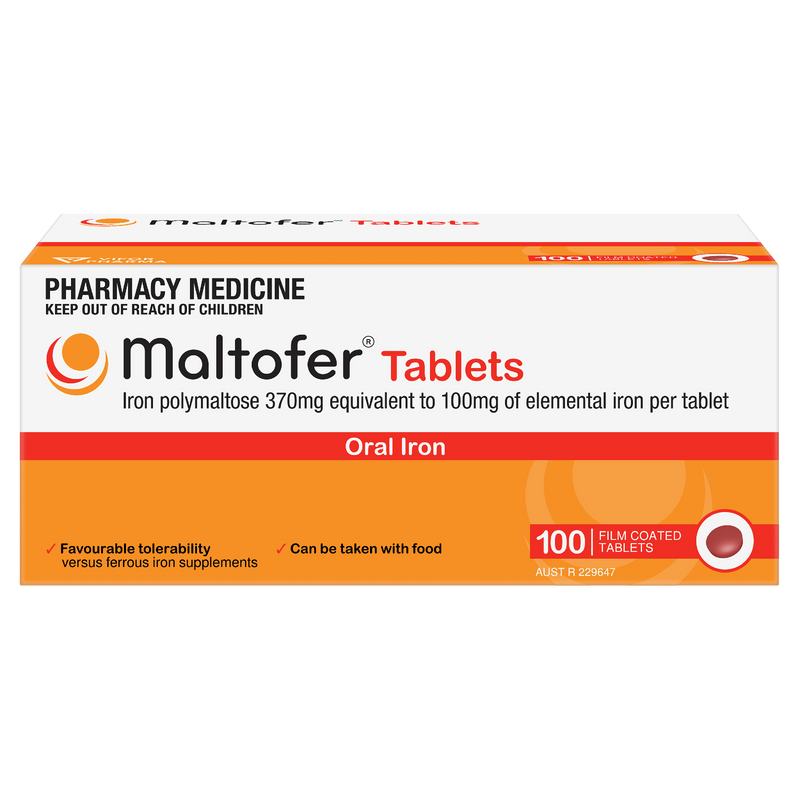 Maltofer Oral Iron 100mg 100 Tablets