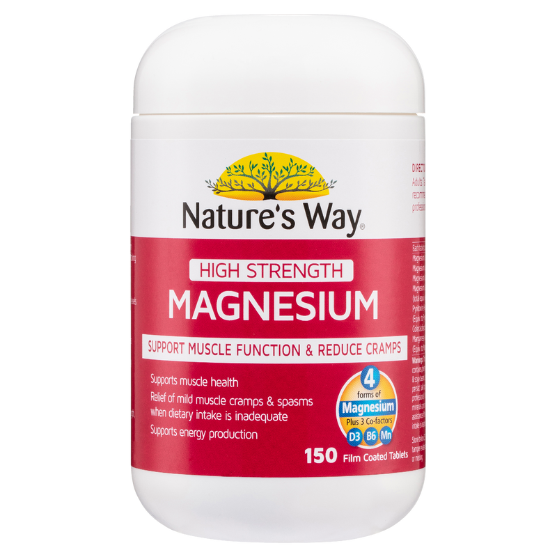Nature's Way High Strength Magnesium 150 Tablets