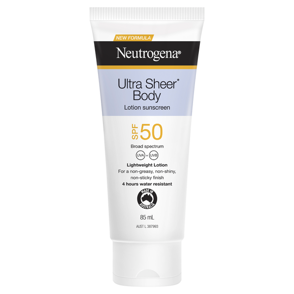 Neutrogena Ultra Sheer Body Lotion Sunscreen SPF50 85ml