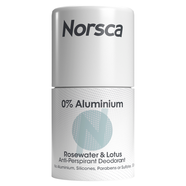 Norsca 0% Aluminium Rosewater & Lotus Anti-Perspirant Roll On Deodorant 50ml