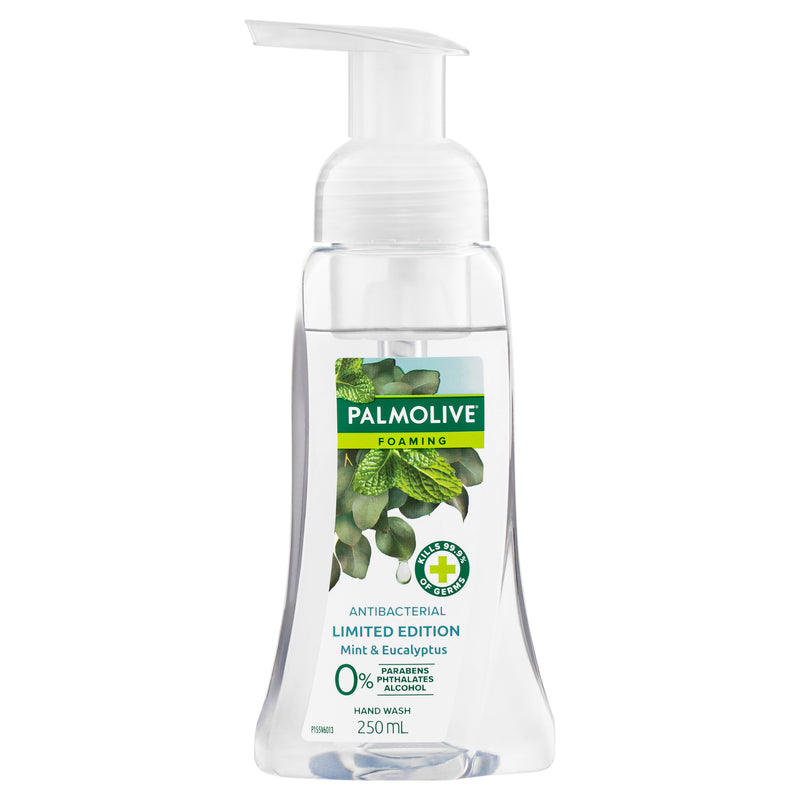 Palmolive Foaming Antibacterial Hand Wash Soap Limited Edition Eucalyptus Mint 250mL