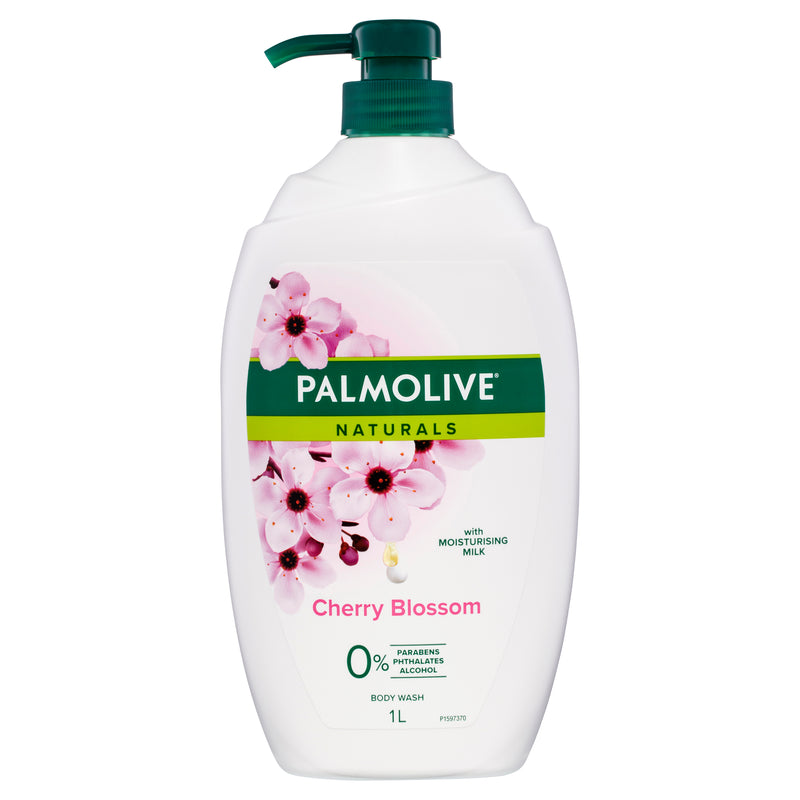Palmolive Naturals Milk & Cherry Blossom Body Wash 1L