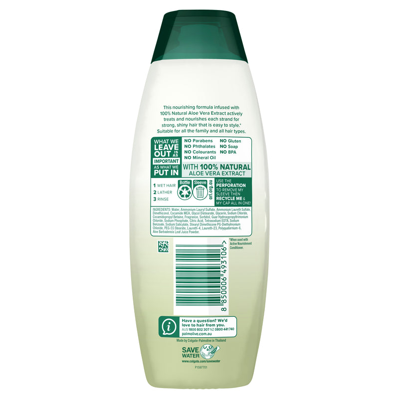 Palmolive Naturals Hair Shampoo Active Nourishment Aloe Vera 350ml