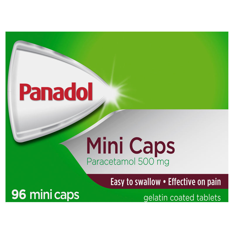 Panadol Mini Caps Paracetamol 500mg 96 Mini Caps