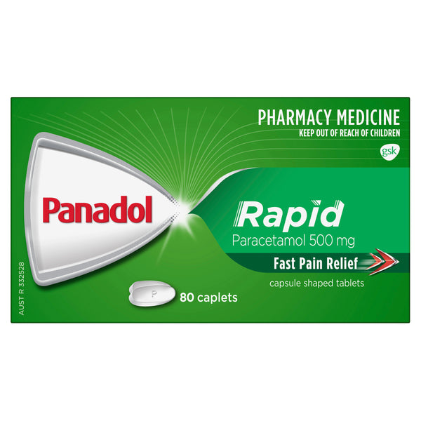 Panadol Rapid Paracetamol 500 mg 80 Caplets