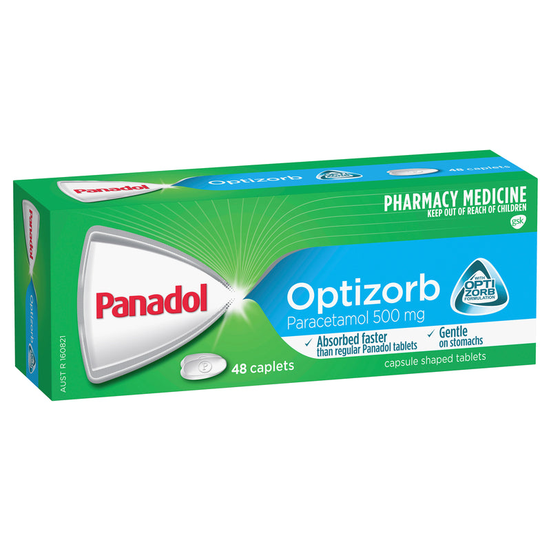 Panadol with Optizorb Paracetamol 500mg 48 Caplets