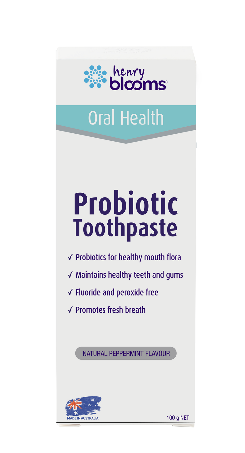 Henry Blooms Probiotic Toothpaste 100g