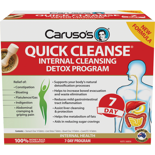 Caruso's Quick Cleanse Detox Program 7 Days
