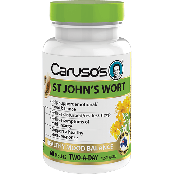 Caruso's St John's Wort 60 Tablets - Aussie Pharmacy