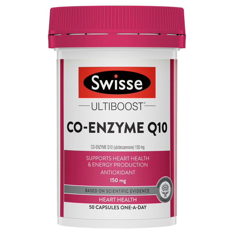 Swisse Ultiboost Co-enzyme Q10 150mg 50 Capsules