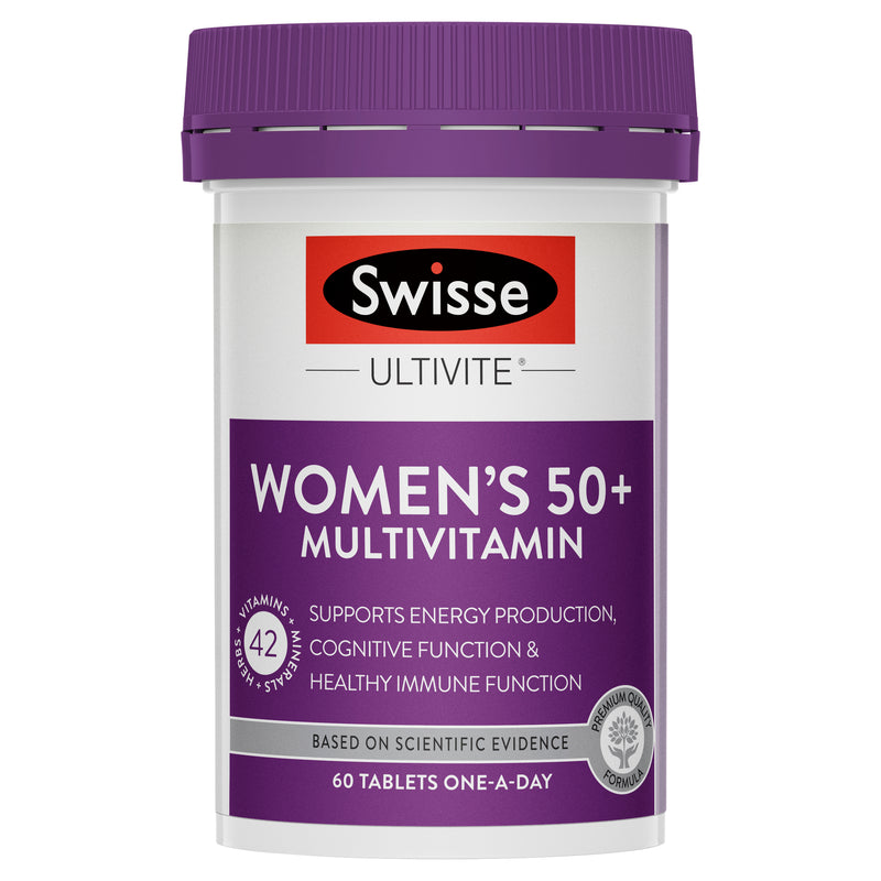 Swisse Women's Ultivite 50+ Multivitamin 60 Tablets