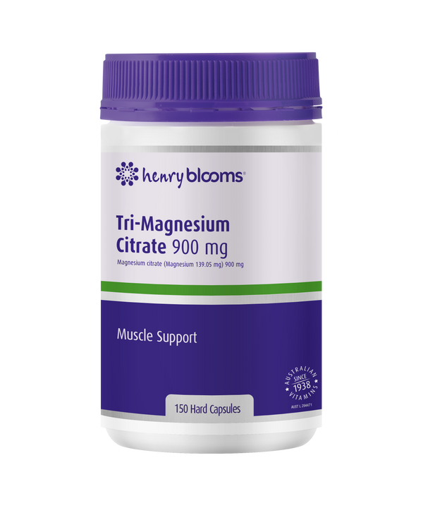 Henry Blooms Tri-Magnesium Citrate 900mg 150 Capsules