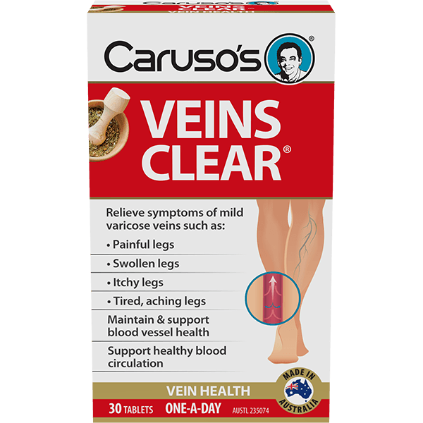 Caruso's Veins Clear 30 Tablets - Aussie Pharmacy