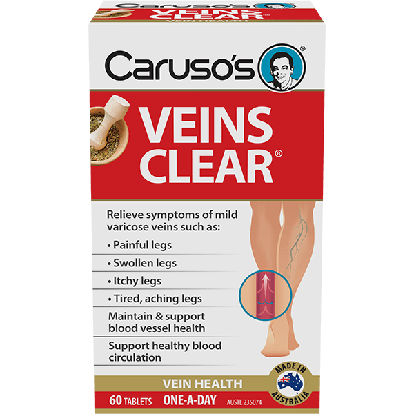 Caruso's Veins Clear 60 Tablets - Aussie Pharmacy