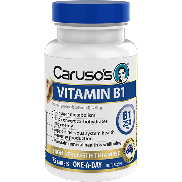 Caruso's Vitamin B1 250mg 75 Tablets