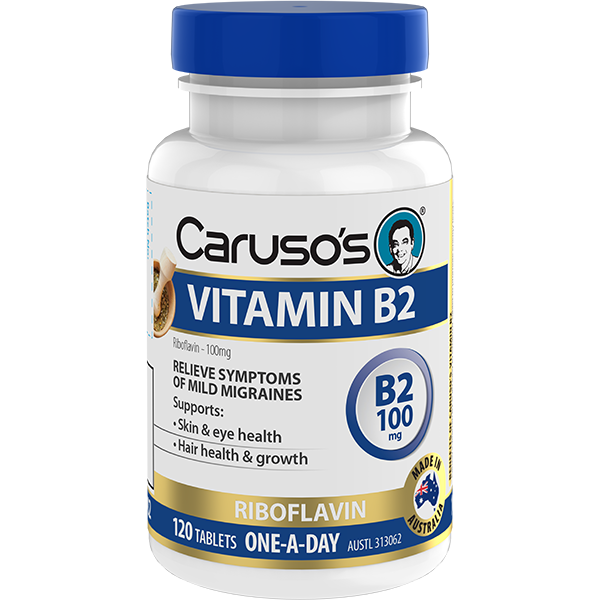 Caruso's Vitamin B2 100mg 120 Tablets