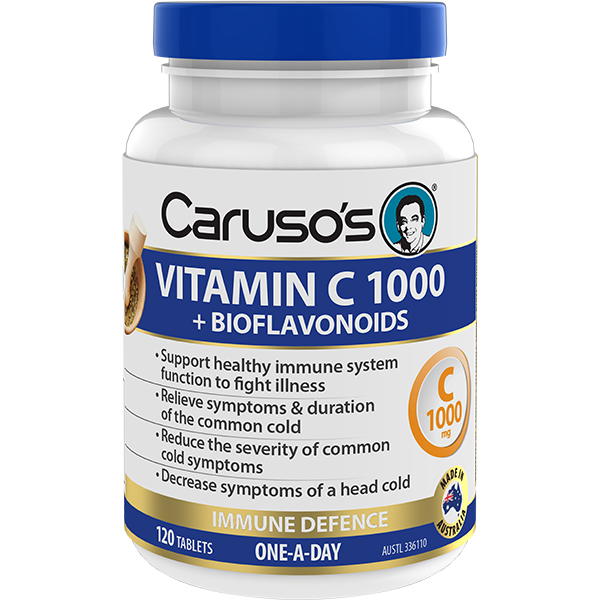 Caruso's Vitamin C 1000 + Bioflavanoids 120 Tablets