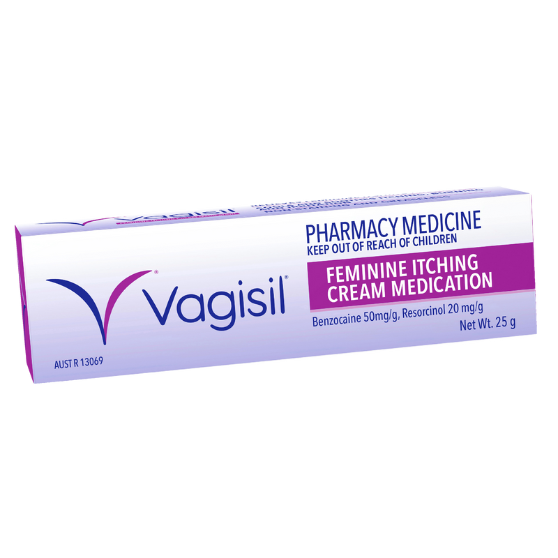 Vagisil Feminine Itching Cream Medication 25g