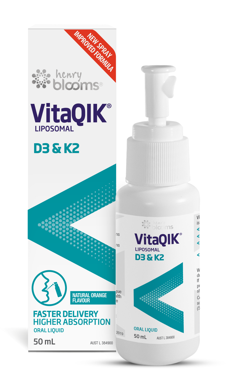 Henry Blooms VitaQIK Liposomal Vitamin D3 & K2 50ml