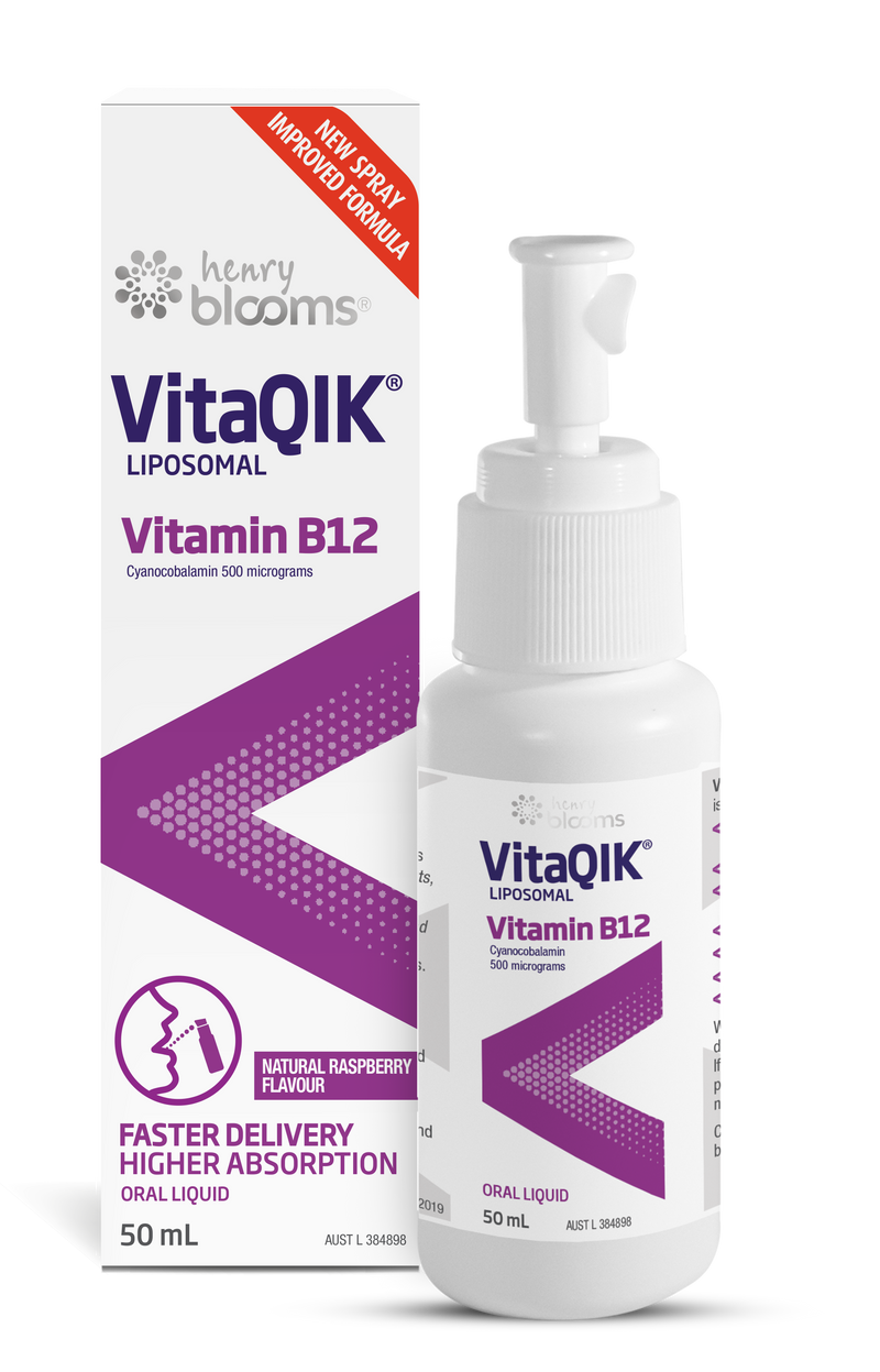 Henry Blooms VitaQIK Liposomal Vitamin B12 50ml