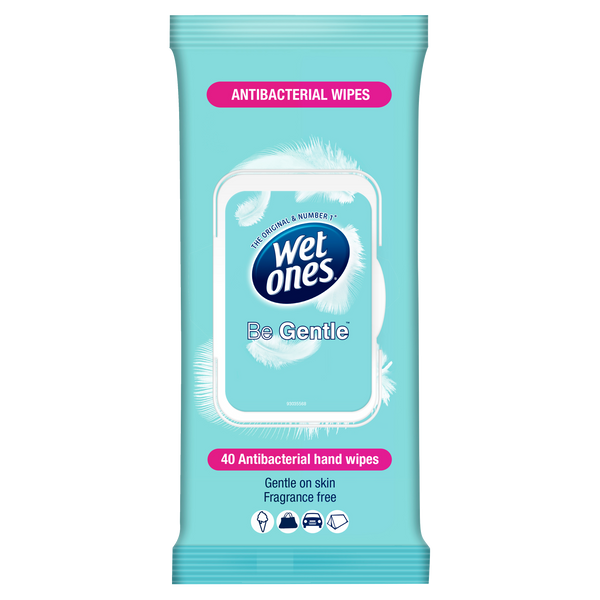 Wet Ones Be Gentle Wipes 40