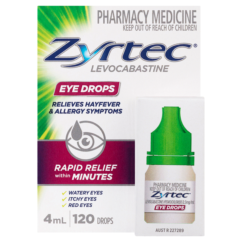 Zyrtec Levocabastine Eye Drops 4ml
