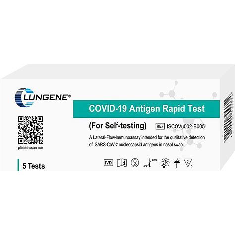Clungene Covid-19 Antigen Rapid Test 5 Tests